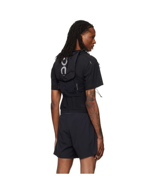 On Shoes Black Ultra Pro Vest for men