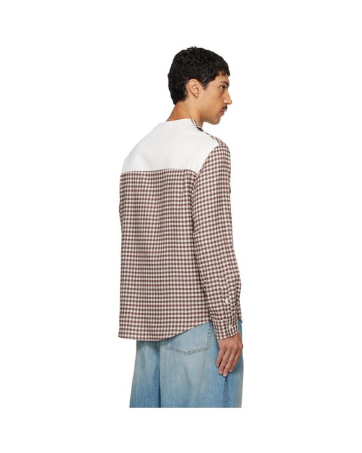 MM6 by Maison Margiela Checkered Flannel Shirt for men
