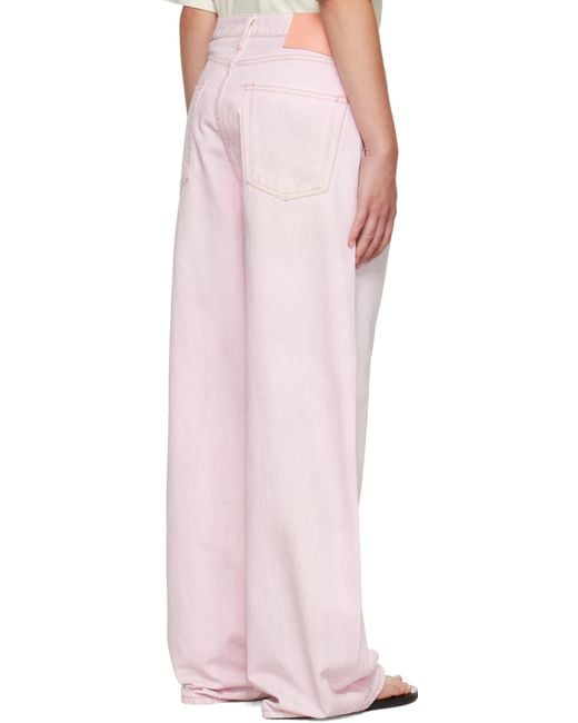 Acne ピンク 1981 ルーズフィット ジーンズ Pink
