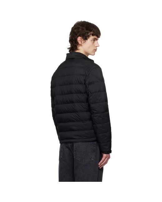Moncler Blue Selves Short Down Jacket for men