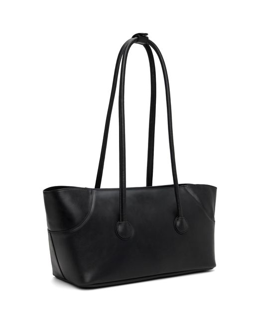 MARGE SHERWOOD Black Boat Shopper Large Bag