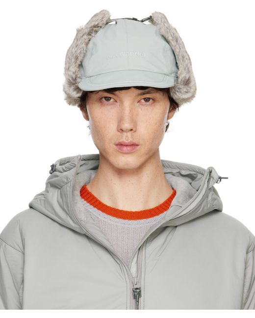 And Wander Gray Cordura 3L Boa Cap for men