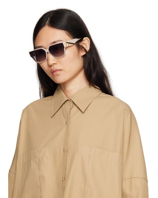 Fendi Black Off-white ' First' Sunglasses