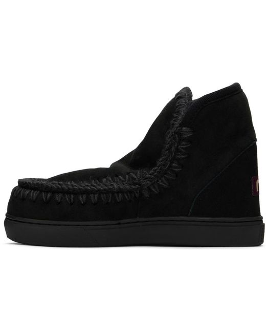 Mou Black Sneaker Boots