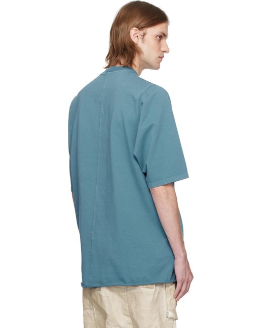 メンズ Rick Owens ブルー Hollywood Jumbo Ss Tシャツ Blue