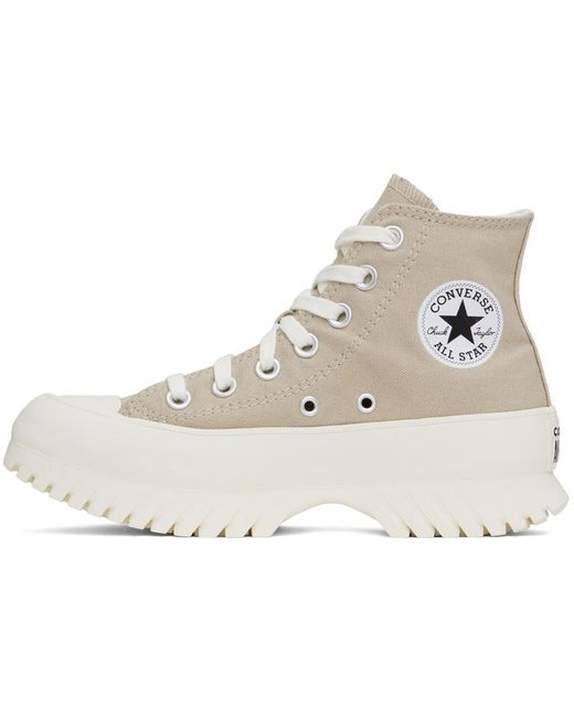 Converse Black Beige Chuck Taylor All Star lugged 2.0 Seasonal Color Sneakers