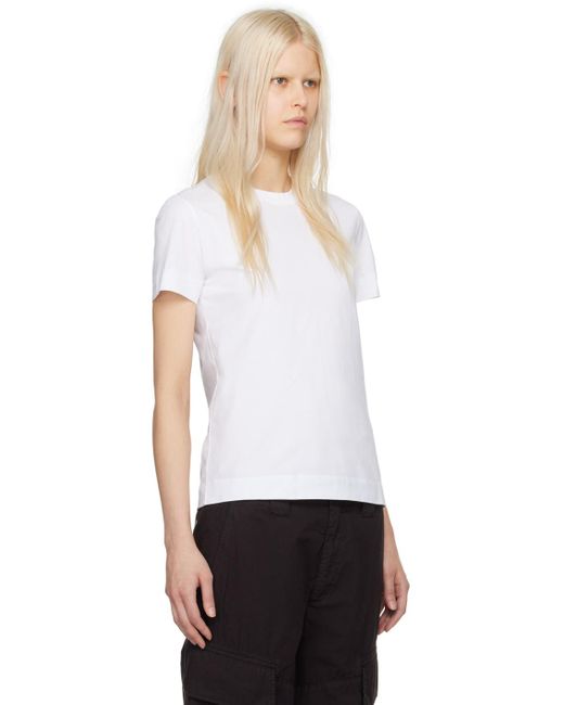 T-shirt broadview blanc - label Canada Goose en coloris White