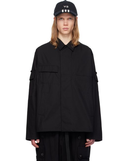 Y-3 Black Field Mid Jacket for men