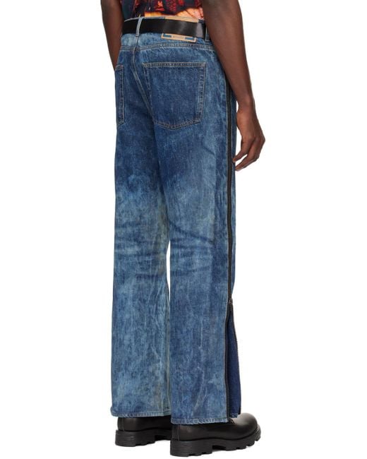 DIESEL Blue D-Rise 0Pgax Jeans for men