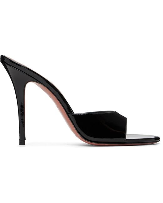 AMINA MUADDI Black Elodie Slipper 105 Heeled Sandals
