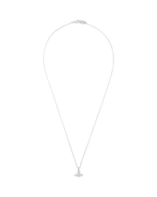 Vivienne Westwood White Marinetta Pendant Necklace for men