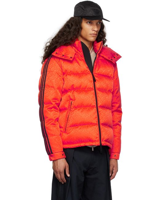Moncler Genius Moncler X Adidas Originals Orange Alpbach Down Jacket for men