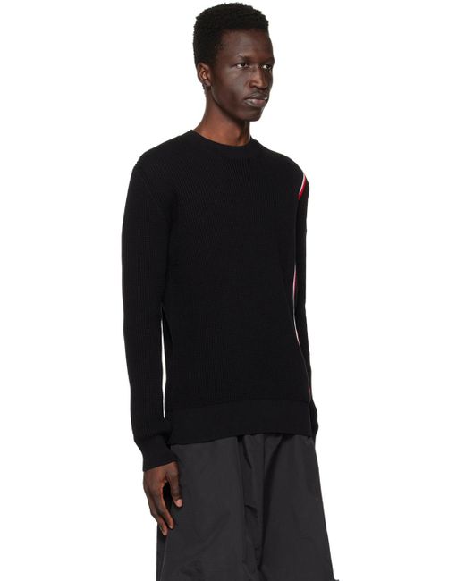 Moncler Black Stripe Sweater for men