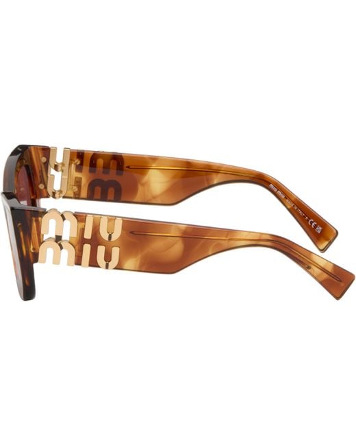 Miu Miu Multicolor Miu Glimpse Sunglasses