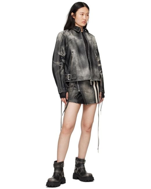 ジャケット・アウター eytys flux leather jacket Eytys Black Flux Leather Jacket Eytys