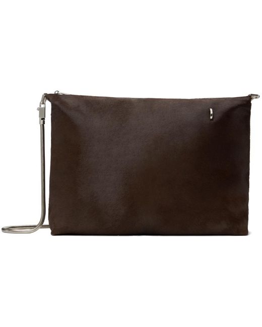 Rick Owens ブラウン ビッグ Adri バッグ Black