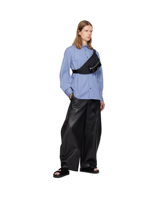 Sacai Blue Poplin Shirt for men