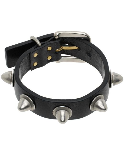 Undercover Black Studded Bracelet for men