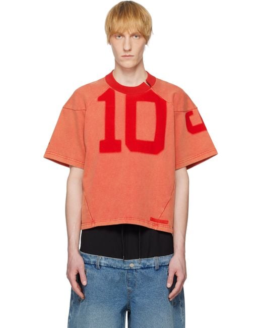 【関税込み】Spencer Badu レッド フィット Tシャツ Spencer Baduのレッド フィット Tシャツがセール中