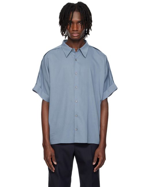 メンズ RECTO. ブルー Vintage Daddy シャツ Blue