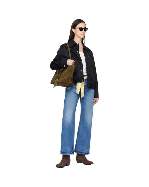A.P.C. Brown Khaki 'Le Drummer' Tote