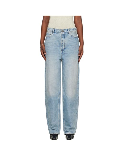 Fear Of God Blue Straight Leg Denim Jeans
