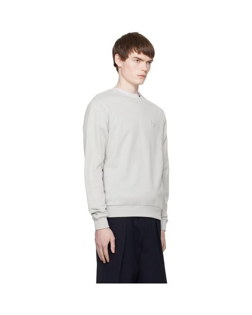 A.P.C. Black Standard 'Rue Madame' Sweatshirt for men