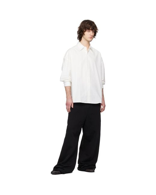 Entire studios Black Full Sweatpants for men