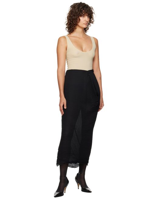 Jupe Midi Yuki Noire The Row en coloris Black