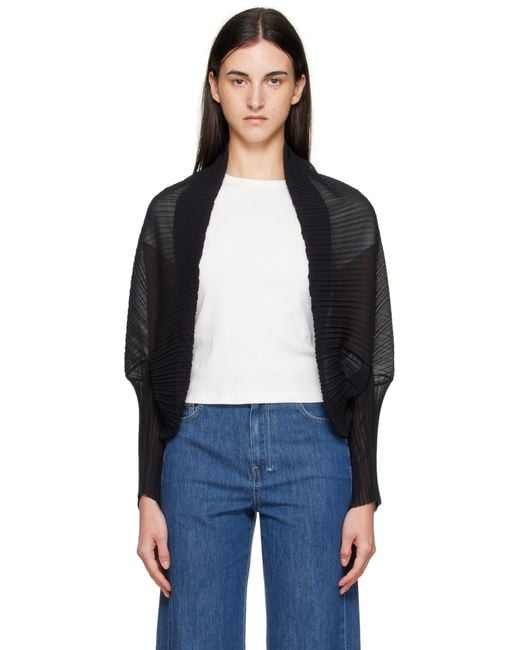 Max Mara Black Vesuvio Cardigan