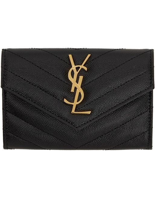 ysl small monogram envelope wallet