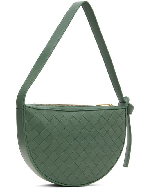 Bottega Veneta Green Mini Sunrise Bag