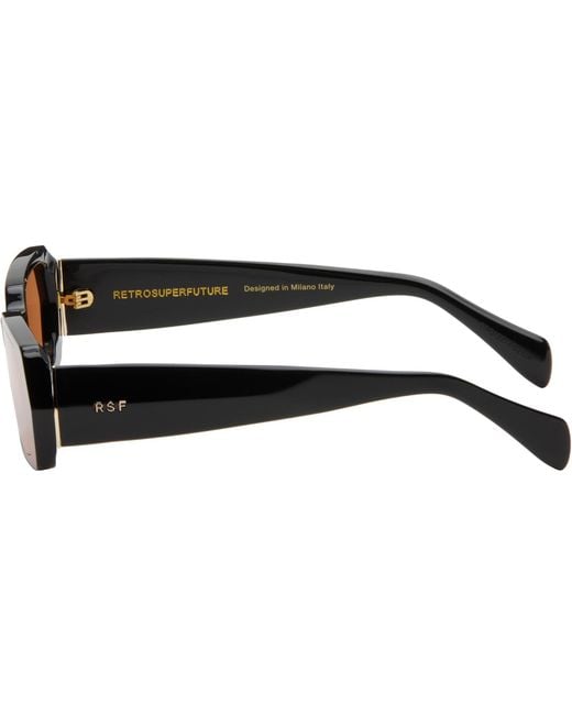 Retrosuperfuture Black 'L'Altro' Sunglasses for men