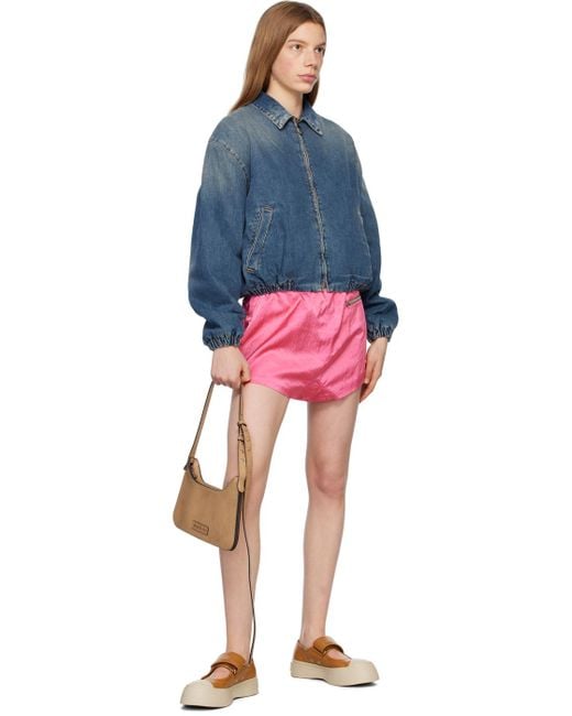 Acne Pink Faded Shorts