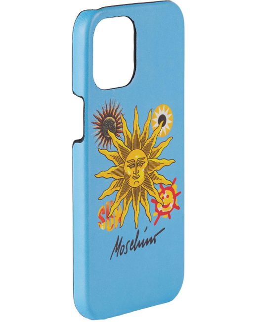 Moschino Rubber Blue Sun Iphone 12 Pro Max Case Lyst Moschino Rubber Blue Sun Iphone 12 Pro Max Case Lyst