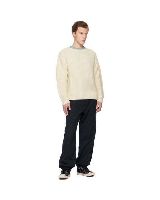 Pull Blanc Cassé En Tricot Visvim pour homme en coloris Natural