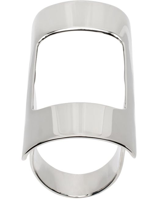 Vetements Metallic Lighter Holder Ring for men
