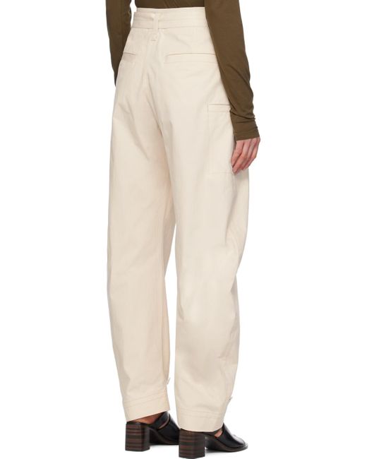 Lemaire Natural Off- Tapered Trousers