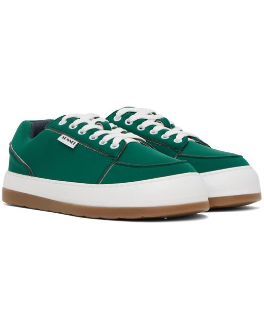 Sunnei Green Dreamy Sneakers for men