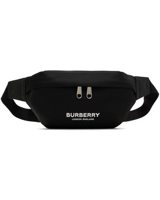 Burberry Black Medium Sonny Belt Bag for men