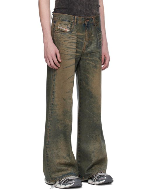 DIESEL Multicolor Ssense Exclusive Brown Jeans for men
