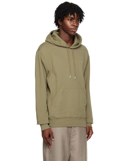 Ami Paris Ami De Cœur Hoodie in Green for Men | Lyst Australia