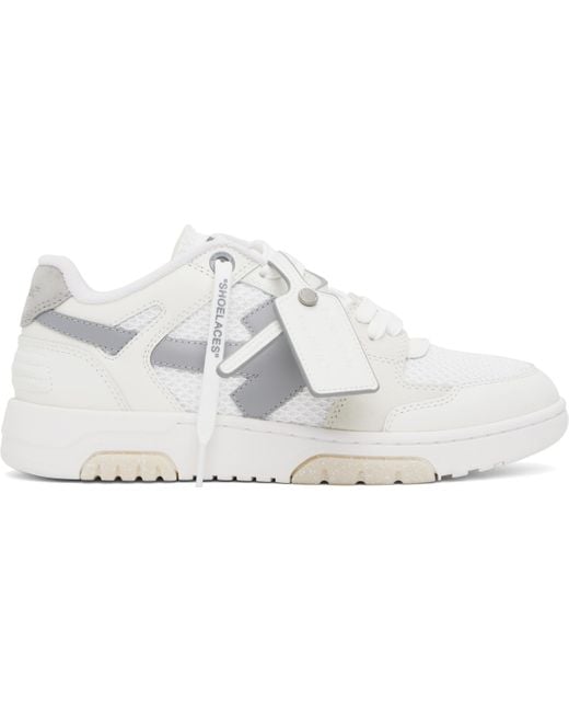 Baskets Étroites Out Of Office Blanc Et Gris Off-White c/o Virgil Abloh en coloris Black