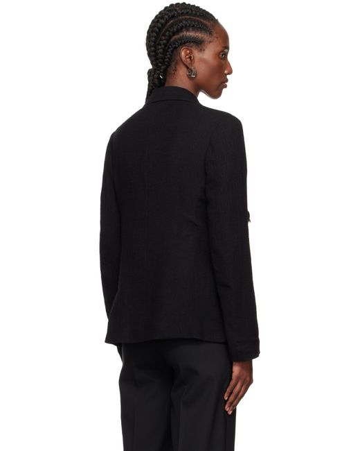 Veston Drapé Noir Y's Yohji Yamamoto en coloris Black