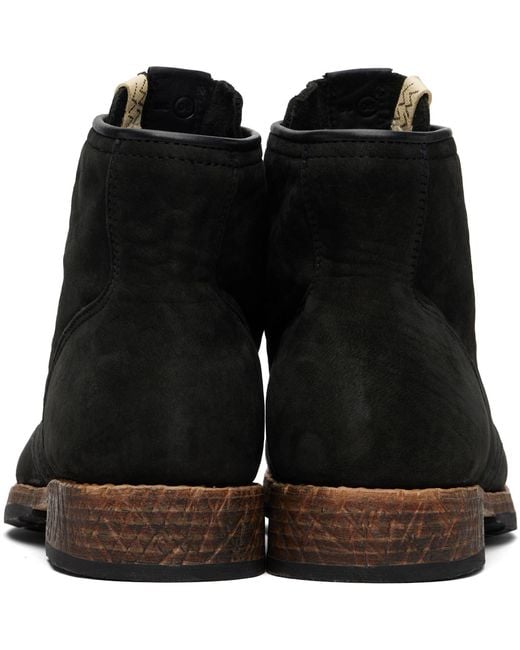 Visvim Black Brigadier Mid-Folk Boots for men
