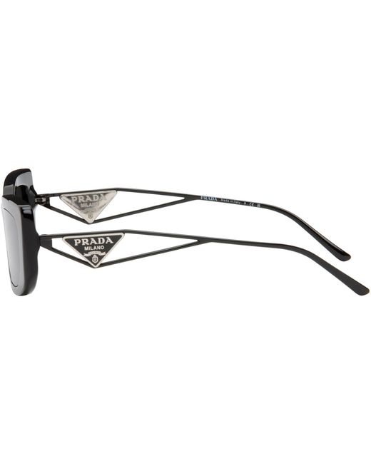 Prada Black Triangle Logo Sunglasses
