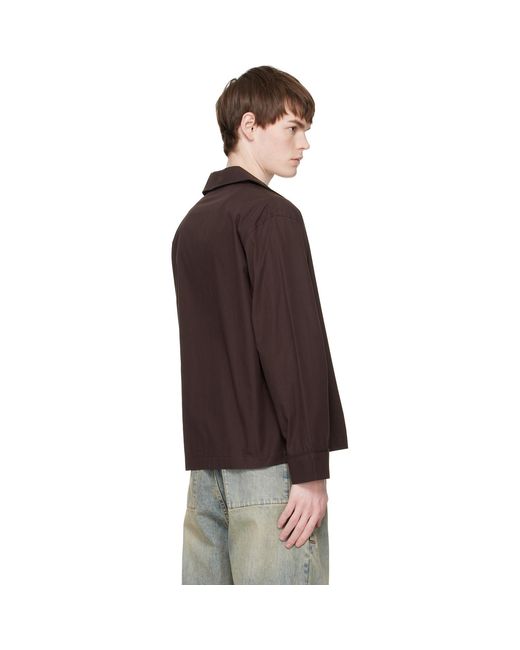 Entire studios Brown Ls Pajama Shirt for men