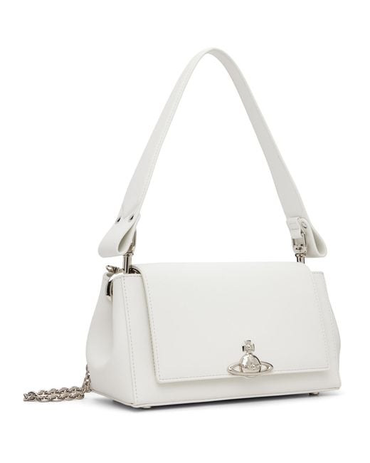 Vivienne Westwood White Hazel Medium Bag