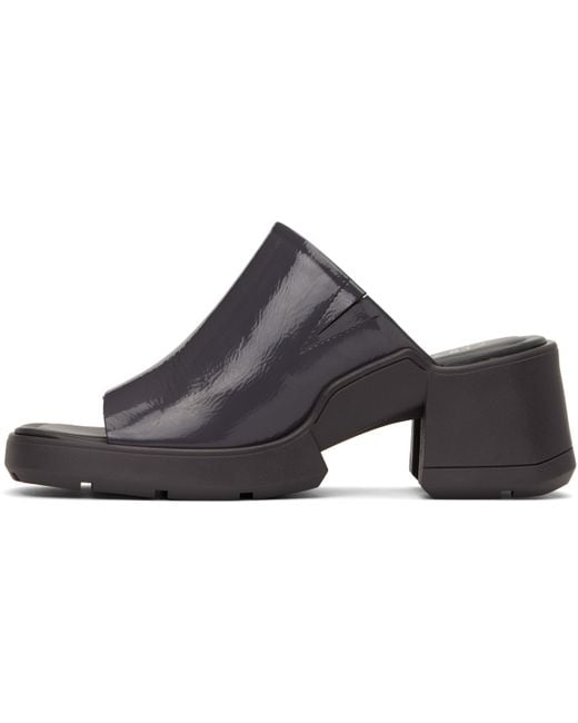 Miista グレー Clarin ヒールサンダル Black