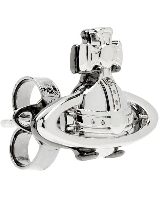Vivienne Westwood Metallic Suzon Single Earring for men
